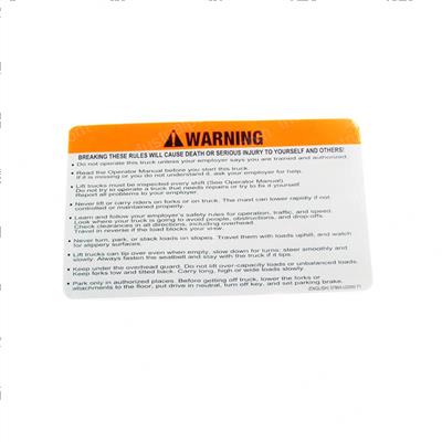 Picture of Decal - Caution