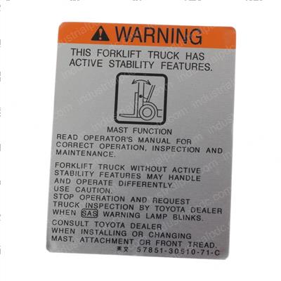 Picture of Plate - Caution