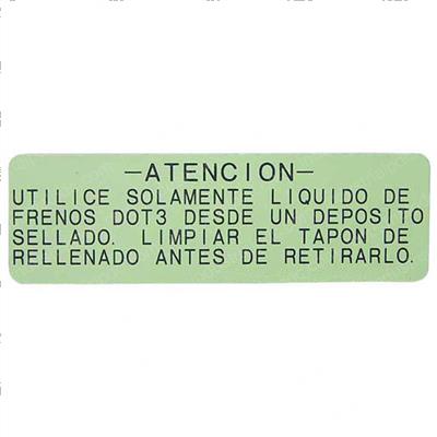 Picture of Plate Caution