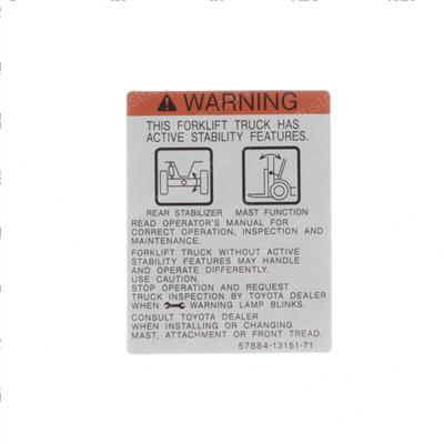 Picture of Plate - Caution