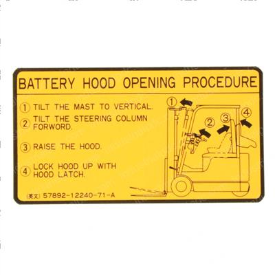 Picture of Decal - Battery Hood