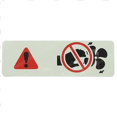 Picture of Plate - Caution