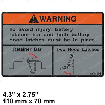 Picture of Decal - Hood Latch