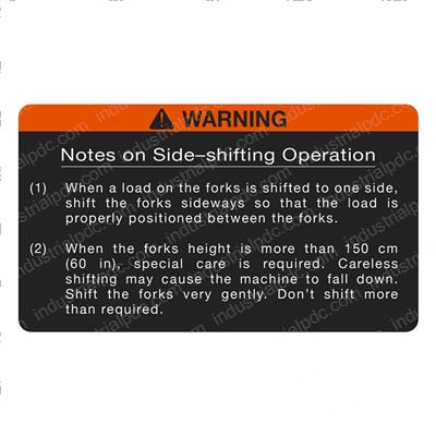 Picture of Plate - Caution