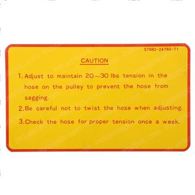 Picture of Plate - Caution