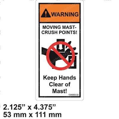 Picture of Decal - Warning