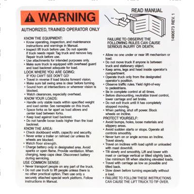 Picture of Op Warn Label