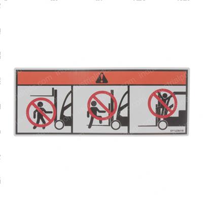 Picture of Decal - Mast Warning