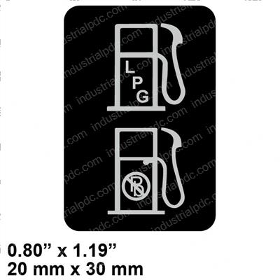 Picture of Label (dual-Fuel Switch)