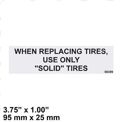 Picture of Decal - Tire Replacement Solid