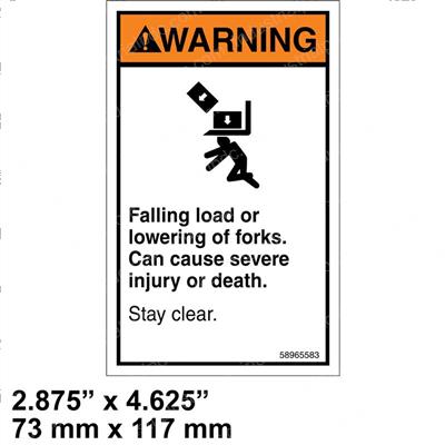 Picture of Label- Falling Object