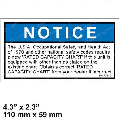 Picture of Label- Osha Notice