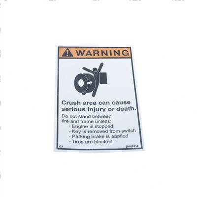 Picture of Decal - Crush Area