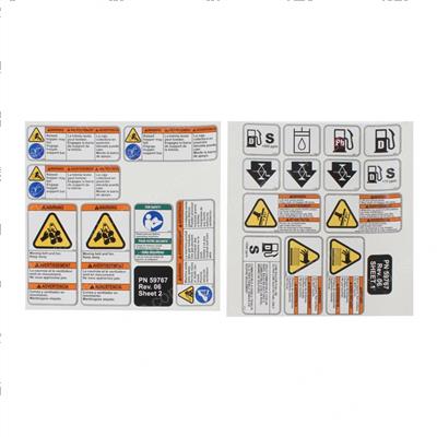 Picture of Label Set - Info/Hzrd