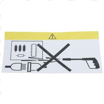 Picture of Decal - Water Warning