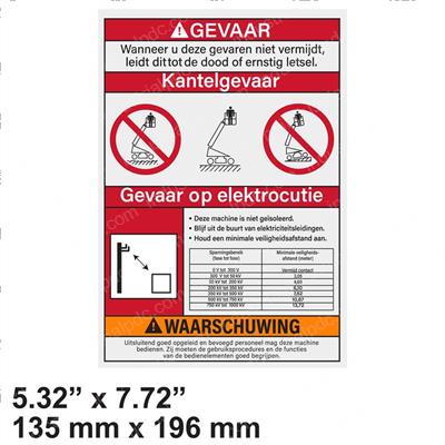 Picture of Decal - Electrocution Dutch