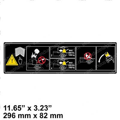 Picture of Decal 2200/2600 Lb Bedload Deca