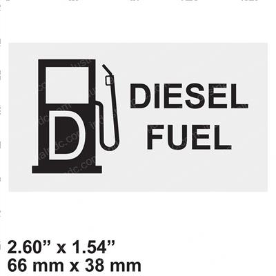 Picture of Decal - Diesel Fuel W/Symbol