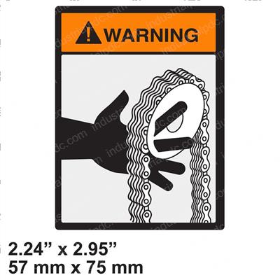 Picture of Decal - Warning Mast Chain