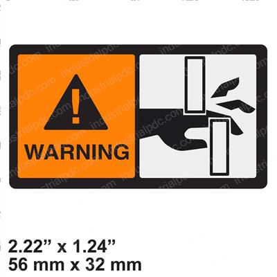 Picture of Decal - Warning Pinch Point