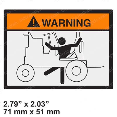 Picture of Decal - Safty Sign Warning