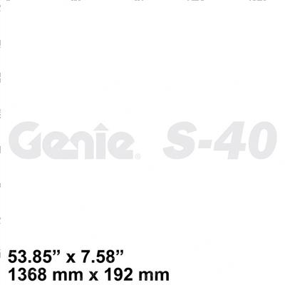 Picture of Decal Cosmetic Genie S-40