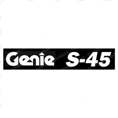 Picture of Decal Cosmetic Genie S-45