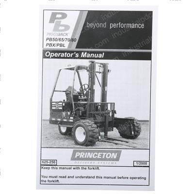 Picture of Manual Operator Pb50/65cat