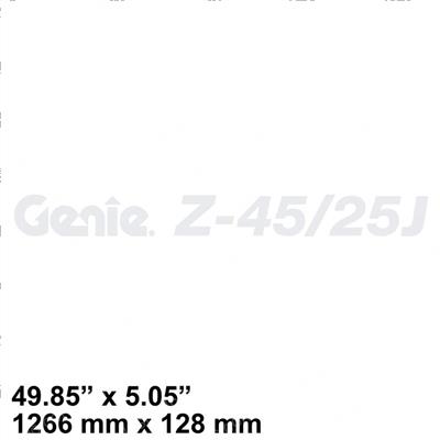 Picture of Decal - Cosmetic Z-45/25j
