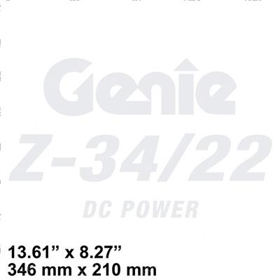 Picture of Decal Genie Z-34/22 Dc Power