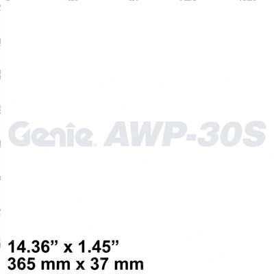 Picture of Decal Cosmetic Genie Awp-30s