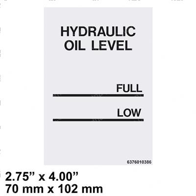 Picture of Decal - Oil