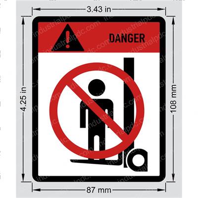 Picture of Decal - Do Not Stand
