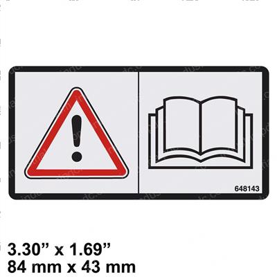 Picture of Decal - Manual Enclosed