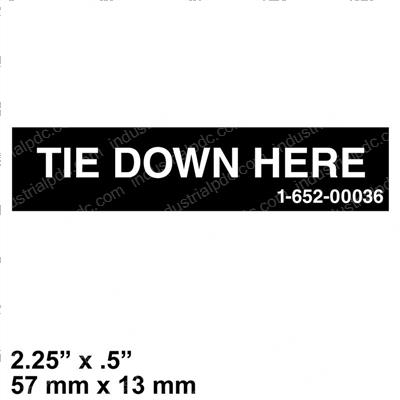 Picture of Decal - Tie Down