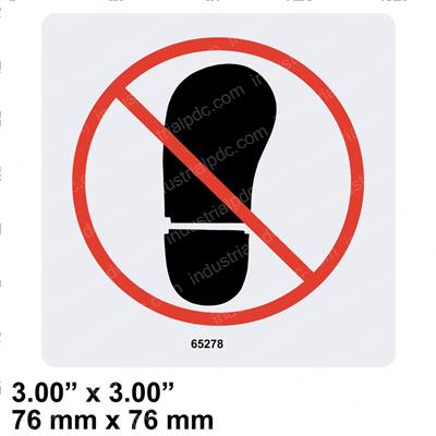 Picture of Decal - Caution No Step