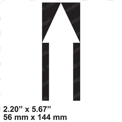 Picture of Decal - White Arrow