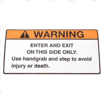 Picture of Decal - Warning