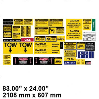 Picture of Decal Kit Tug 600