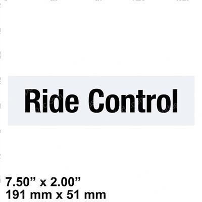 Picture of Decal - Ride Control