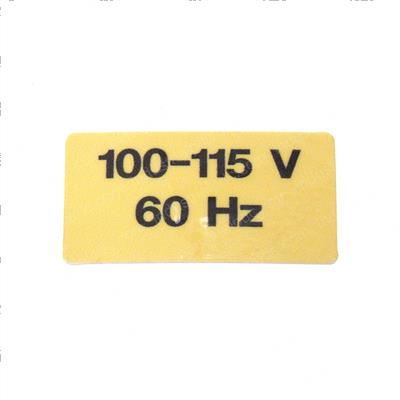 Picture of Decal 100-115v./60 Hz.