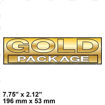 Picture of Decal - Gold Package