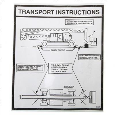 Picture of Decal  English Transport A125j