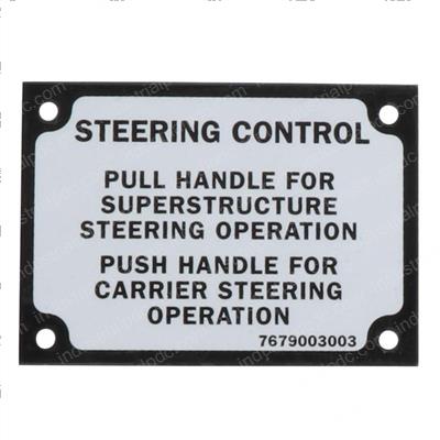 Picture of Panel - Steering Control