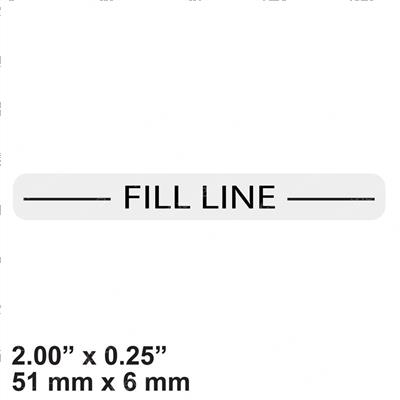 Picture of Decal- Fill Line