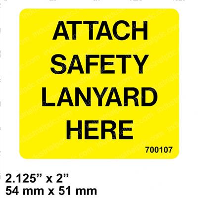 Picture of Label Attach Safty Belt (sm)