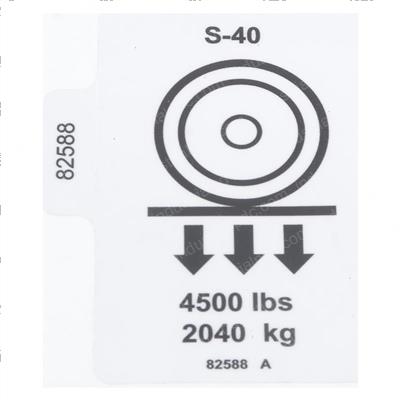 Picture of Decal,wheel Load S40