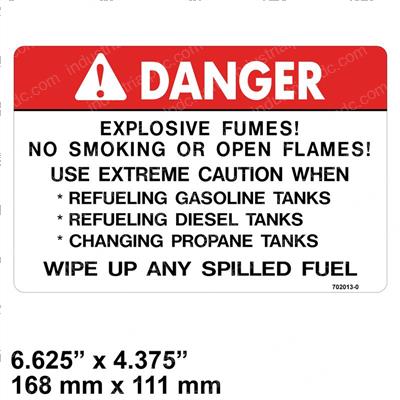 Picture of Label Explosive