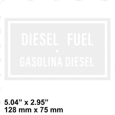 Picture of Decal Diesel Fuel