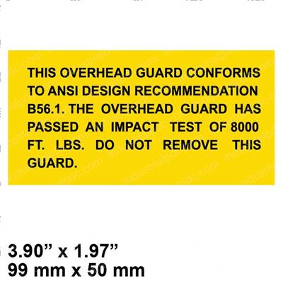 Picture of Decal Ansi Certified